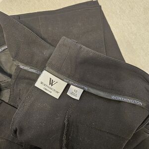 Worthington Curvy FBlack Trousers
